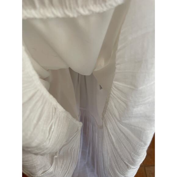 J GEE TIERED SMOCKED CHEST MAXI DRESS SMALL - Picture 5 of 6